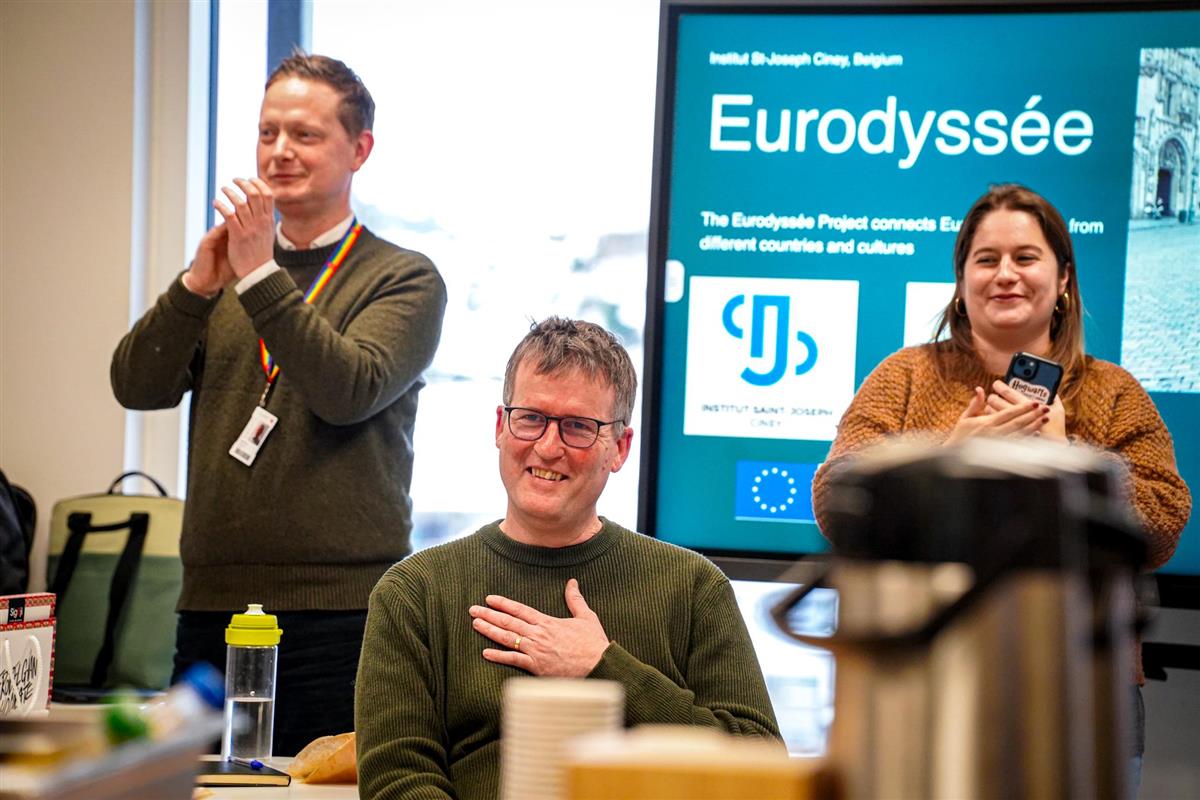 Besøk fra Belgia - Klikk for stort bilde